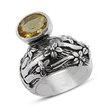 925 Sterling Silver Garnet Rings