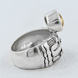 925 Sterling Silver Garnet Rings