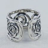 925 Sterling Silver Wide Band Ring