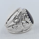 925 Sterling Silver Black Onyx Rings