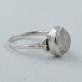 Natural Larimar Silver Rings