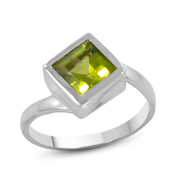 925 Sterling Silver Citrine Ring