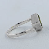925 Sterling Silver Blue Topaz Ring