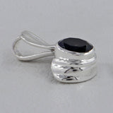 925 Silver Blue Topaz Pendants