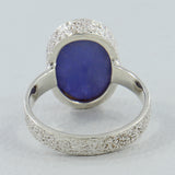 Raw Uncut Astrophyllite Silver Rings