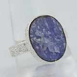 Raw Uncut Astrophyllite Silver Rings