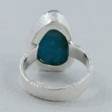 Raw Uncut Astrophyllite Silver Rings