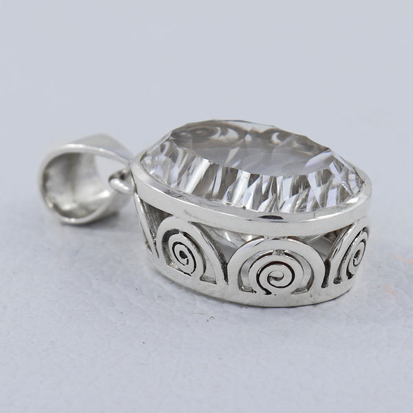 925 Sterling Silver Crystal Pendants