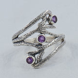 Amethyst Silver Ring