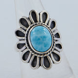 925 Sterling Silver Larimar Rings