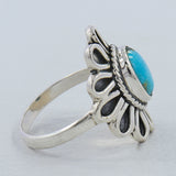 925 Sterling Silver Larimar Rings