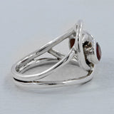 Peridot Silver Rings