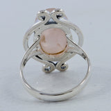 Rough Aquamarine Sterling Silver Ring