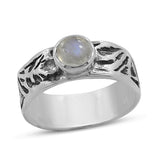 925 Sterling Silver Blue Topaz Rings