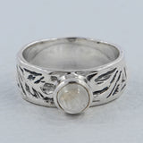 925 Sterling Silver Blue Topaz Rings