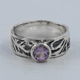925 Sterling Silver Blue Topaz Rings
