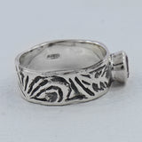 925 Sterling Silver Blue Topaz Rings