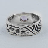 925 Sterling Silver Blue Topaz Rings