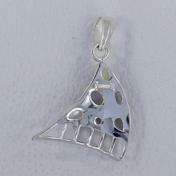 Rainbow Moonstone Silver Pendants