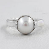 925 Sterling Silver Pearl Rings