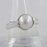 925 Sterling Silver Pearl Rings