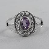 925 Silver Garnet Rings