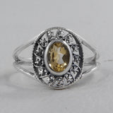 925 Silver Garnet Rings
