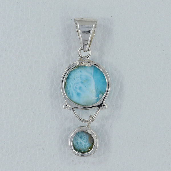 925 Sterling Silver Larimar Pendants