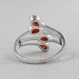 Natural Peridot Silver Rings
