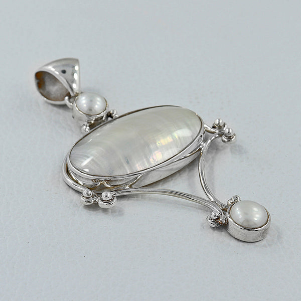 925 Silver Osmania Mabe Pendants