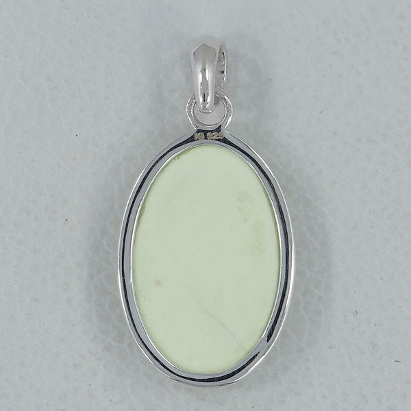 925 Silver Lemon Chrysoprase Pendants