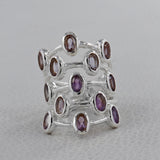 925 Sterling Silver Amethyst Rings