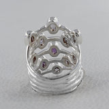 925 Sterling Silver Amethyst Rings
