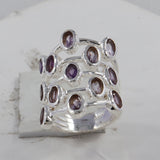 925 Sterling Silver Amethyst Rings