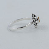 Natural Peridot Sterling Silver Rings