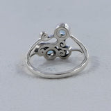 Natural Garnet Silver Rings