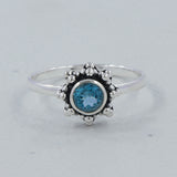 Natural Peridot Sterling Silver Rings