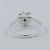 Natural Peridot Sterling Silver Rings