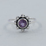Natural Peridot Sterling Silver Rings