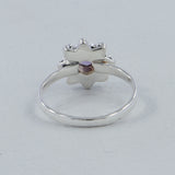 Natural Peridot Sterling Silver Rings