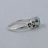 925 Sterling Silver Blue Topaz Rings