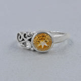 925 Sterling Silver Blue Topaz Rings