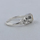 925 Sterling Silver Blue Topaz Rings