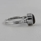Natural Amethyst Silver Ring