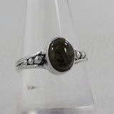 Natural Amethyst Silver Ring