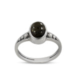 Natural Amethyst Silver Ring