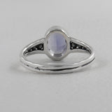 Natural Amethyst Silver Ring