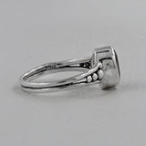 Natural Amethyst Silver Ring