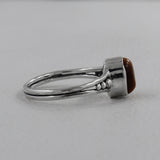 Natural Amethyst Silver Ring