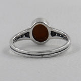 Natural Amethyst Silver Ring